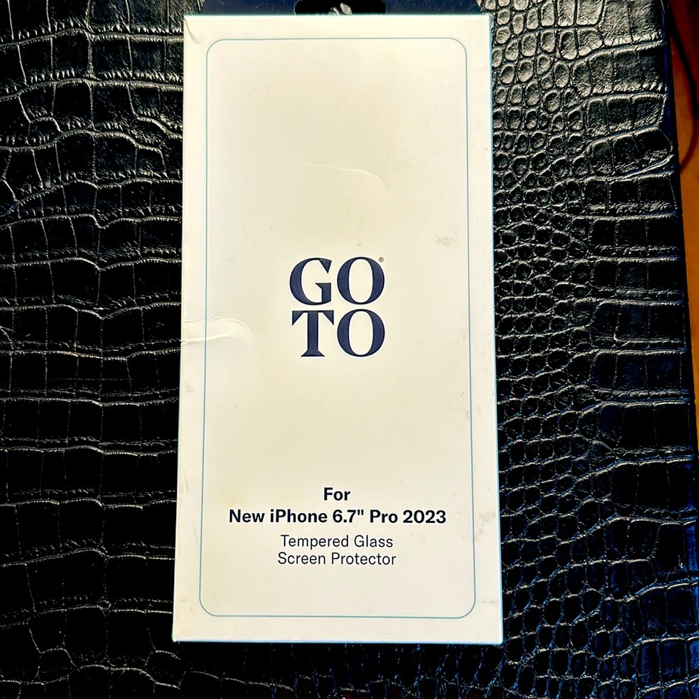 New GoTo IPhone 6.7” Pro Max (2023) Tempered Glass Screen Protector - Fast Ship